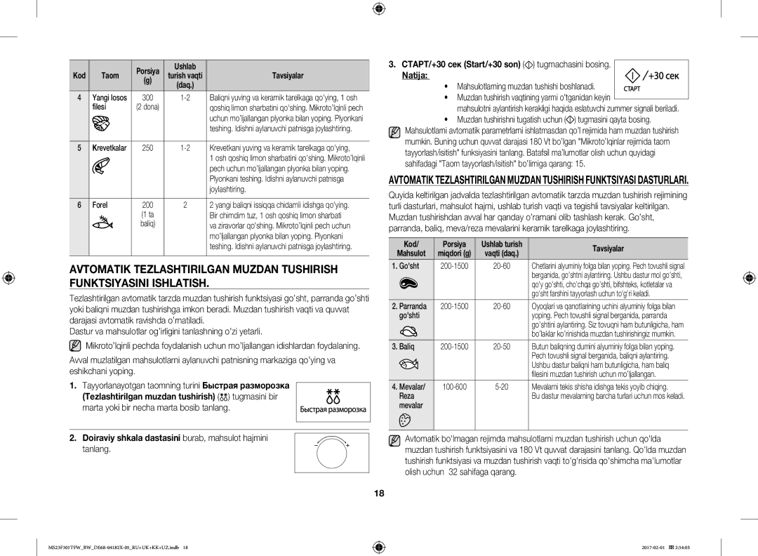 Samsung MS23F302TAK/BW, MS23F302TAS/BW, MS23F301TFW/BW, MS23F301TAW/BW manual Kod Porsiya 