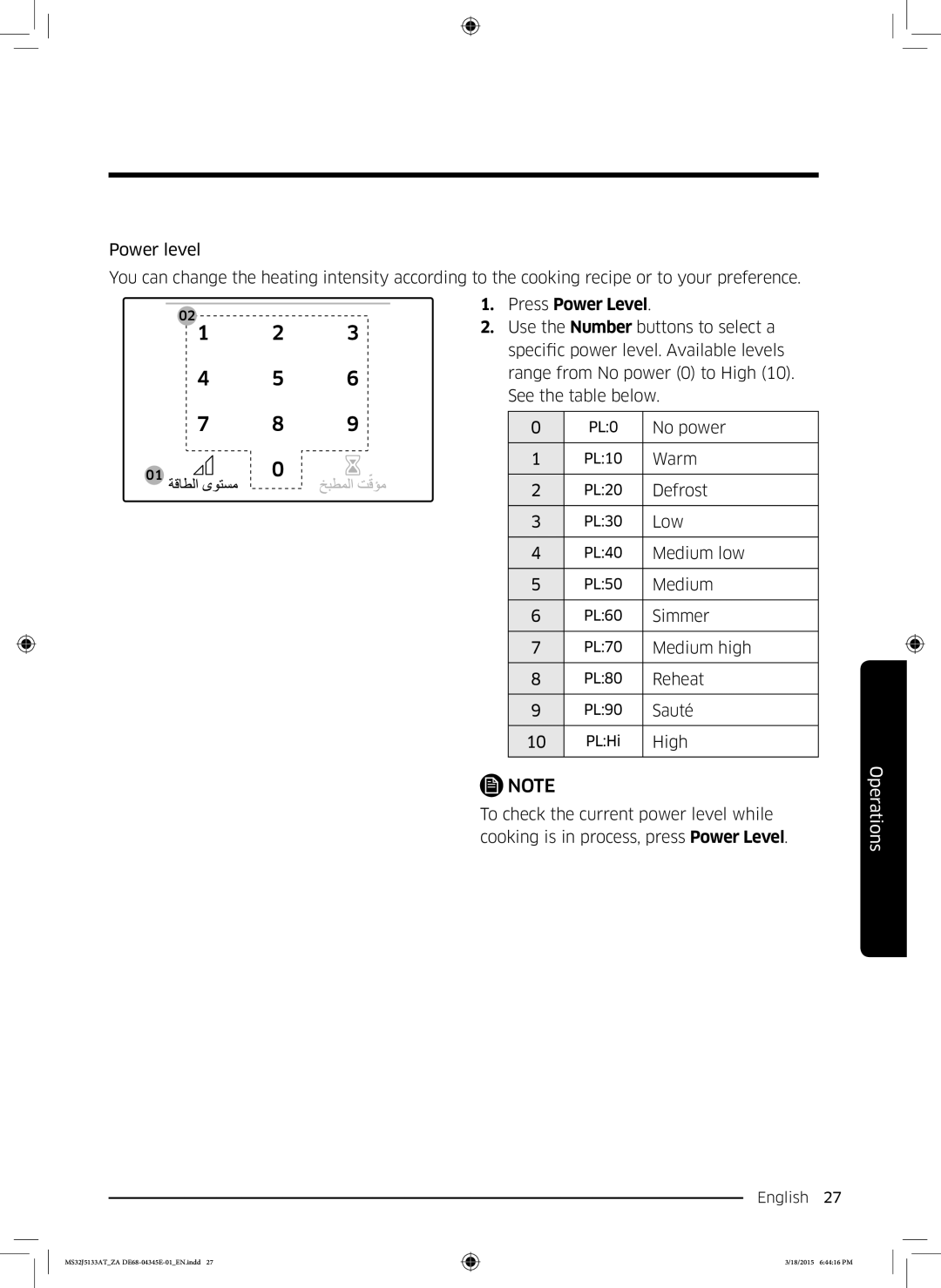 Samsung MS32J5133AT/ZA manual Use the Number buttons to select a 