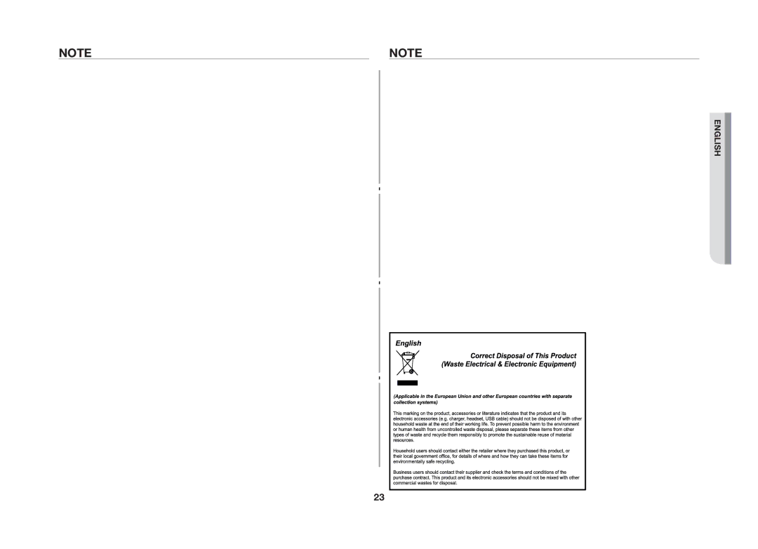 Samsung ME89F, MS89F manual English 