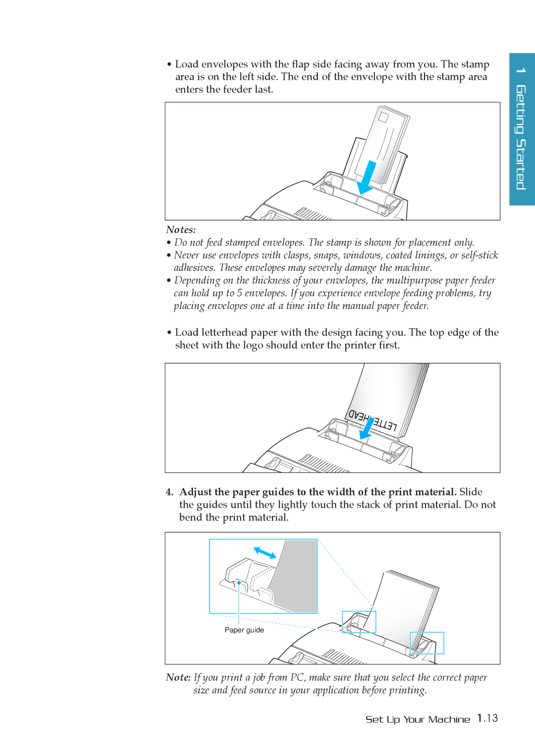 Samsung MSYS 5200 manual Paper guide 