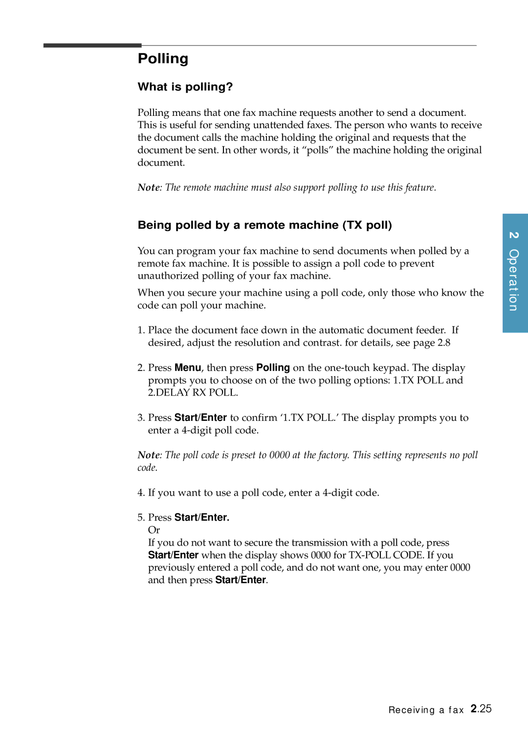 Samsung Msys 6750 manual Polling, What is polling?, Being polled by a remote machine TX poll 