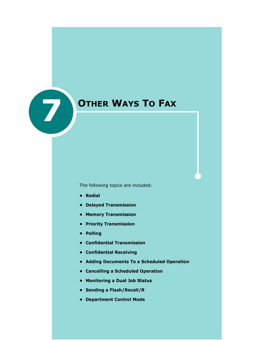 Samsung Msys 835P, Msys 830, Msys SF-830 manual Other Ways to FAX 