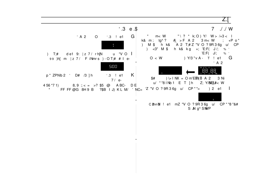 Samsung MT1066SE/ZAM manual ÁYÉùdG §ÑV, ¿RƒdG áTÉT ójó, AGôLE’G Gòg AÉ¡fE’ Stop/Clear, ÂbƒdG §ÑV, ºéc ΩGôLƒ∏«µdGh LBS 