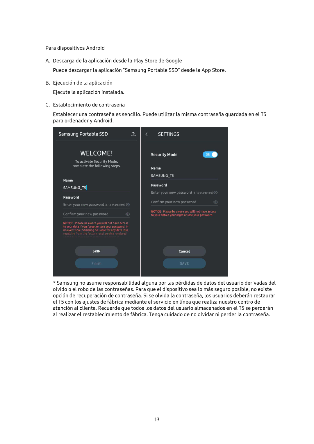 Samsung MU-PA1T0B/EU, MU-PA250B/EU, MU-PA500B/EU, MU-PA2T0B/EU manual 