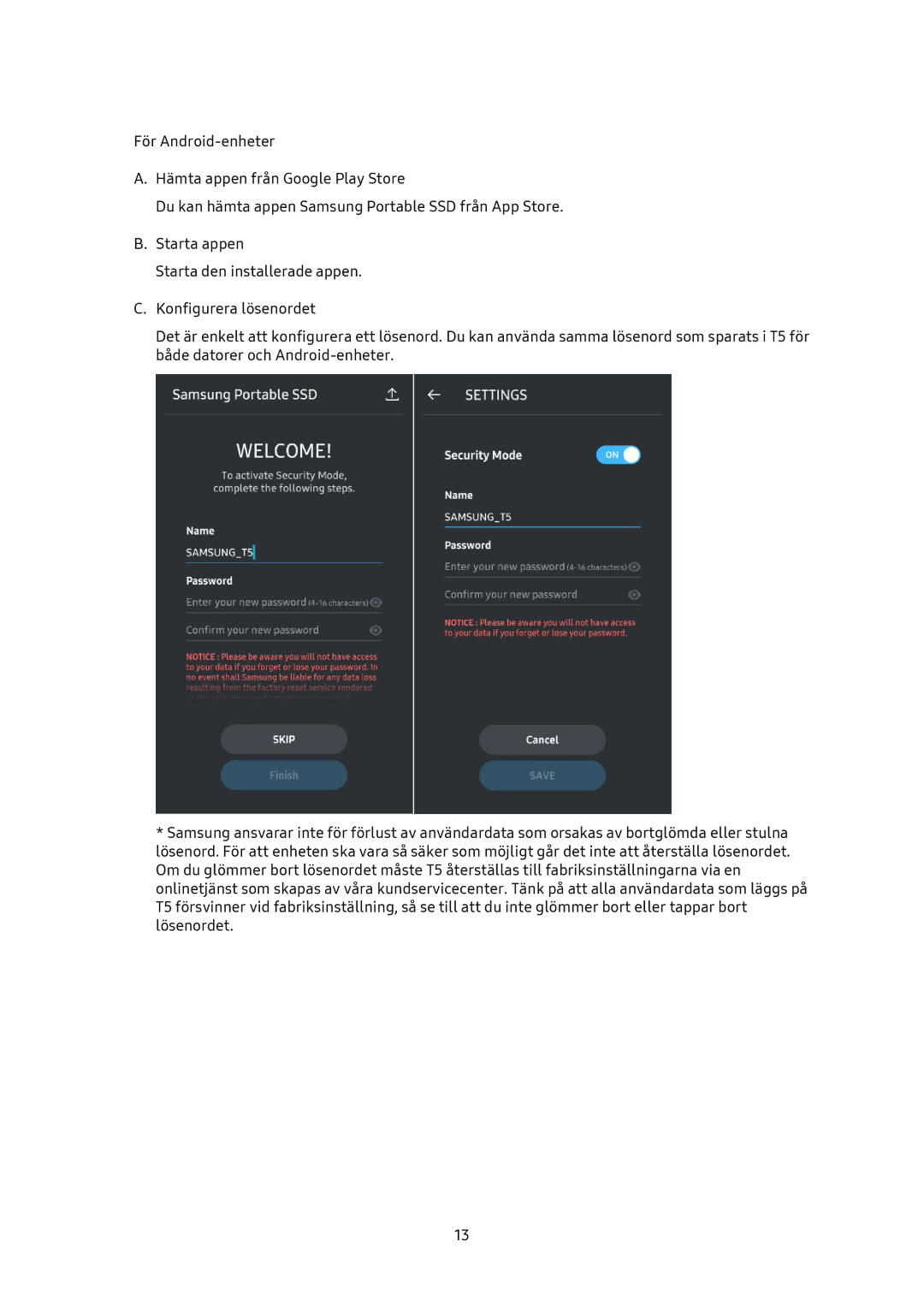 Samsung MU-PA1T0B/EU, MU-PA250B/EU, MU-PA500B/EU, MU-PA2T0B/EU manual 