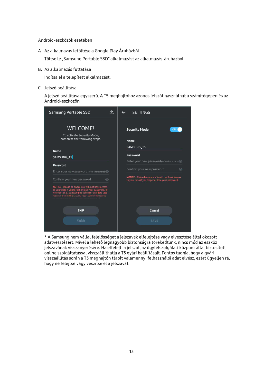 Samsung MU-PA1T0B/EU, MU-PA250B/EU, MU-PA500B/EU, MU-PA2T0B/EU manual 