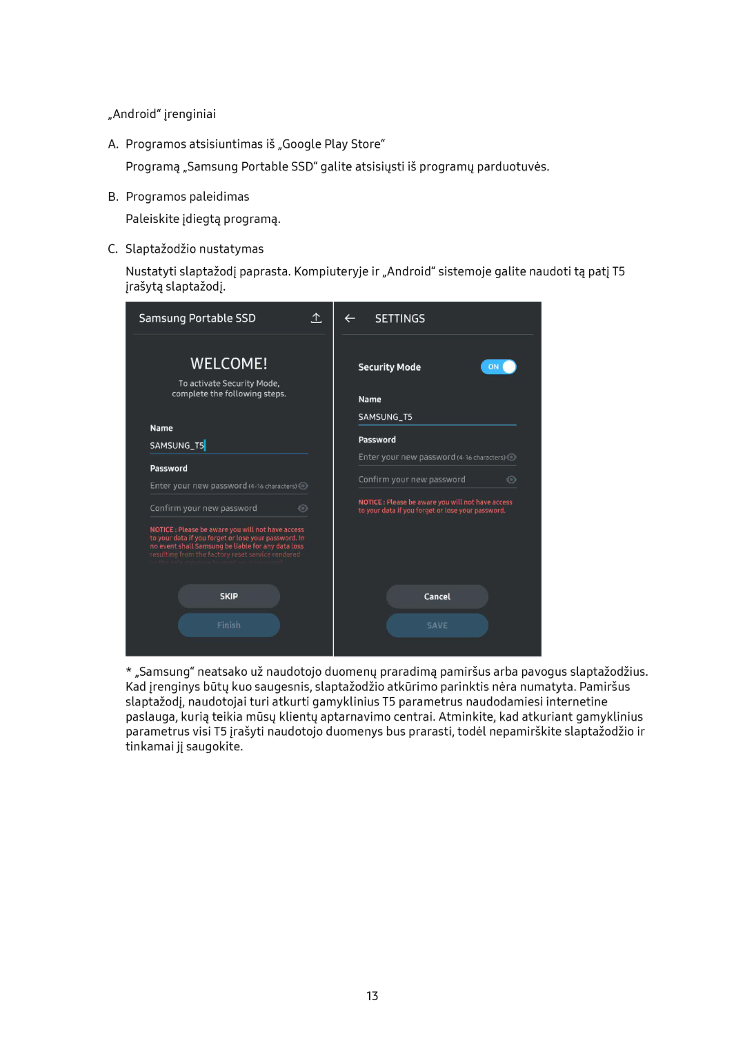 Samsung MU-PA250B/EU, MU-PA1T0B/EU, MU-PA500B/EU manual 