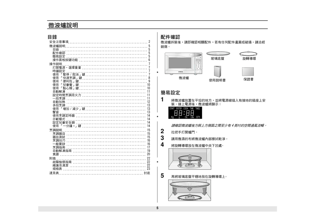 Samsung MW1060WA/KON manual Efghij KL5M/NOPQRS 