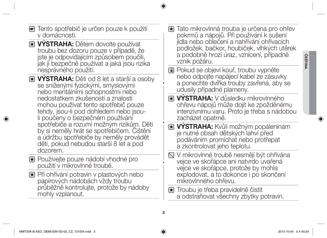 Samsung MW733K-B/XEO manual Zkontrolovat jeho teplotu 