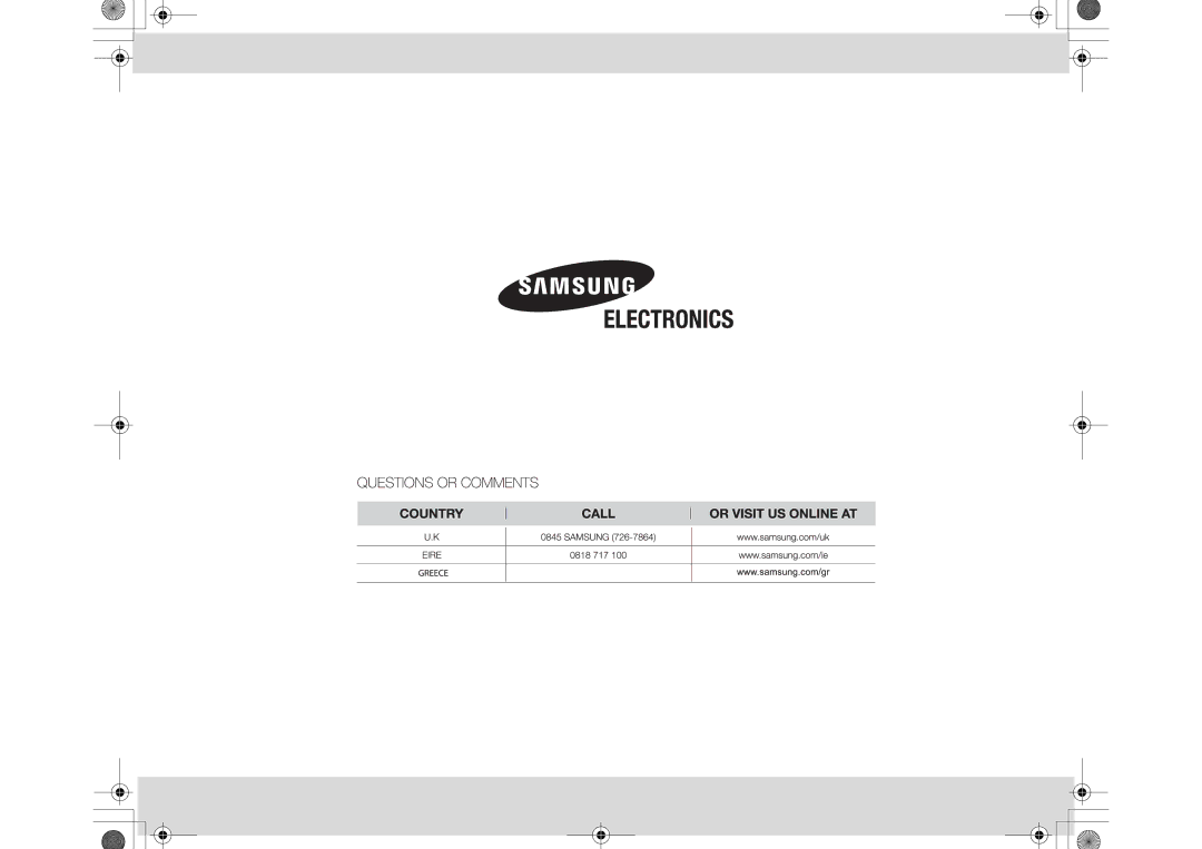 Samsung MW76N-B/ELE manual 