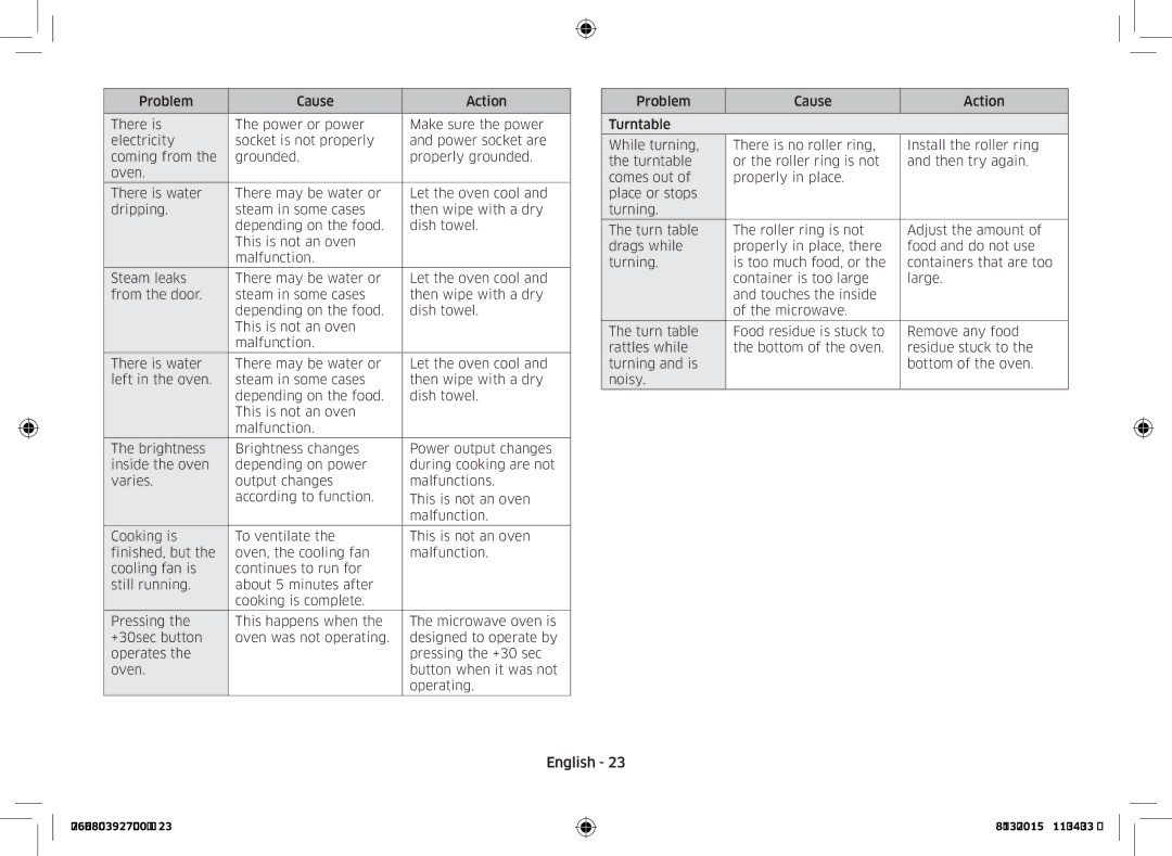 Samsung MW76V-WW/XEE manual English 