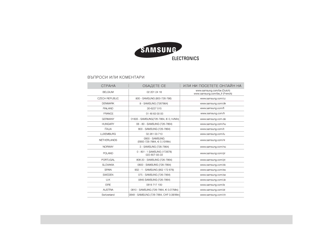 Samsung MW86N-B/BOL, MW86N-S/BOL manual 