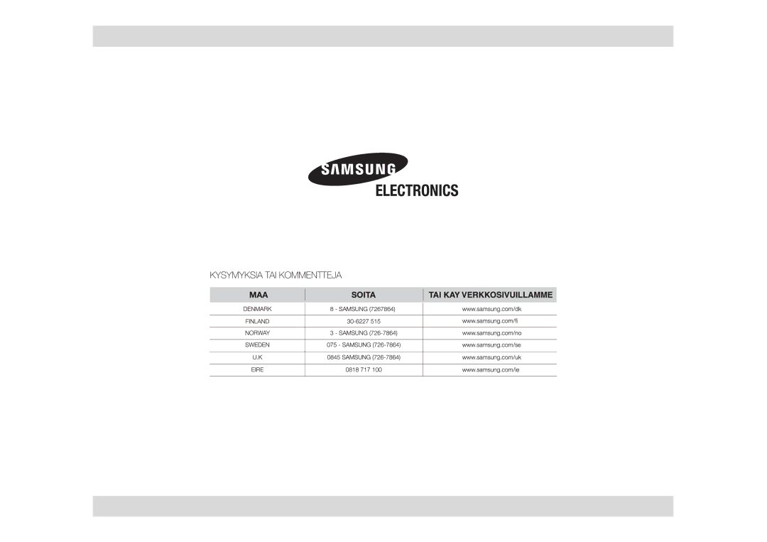 Samsung MW86N/XEE manual 