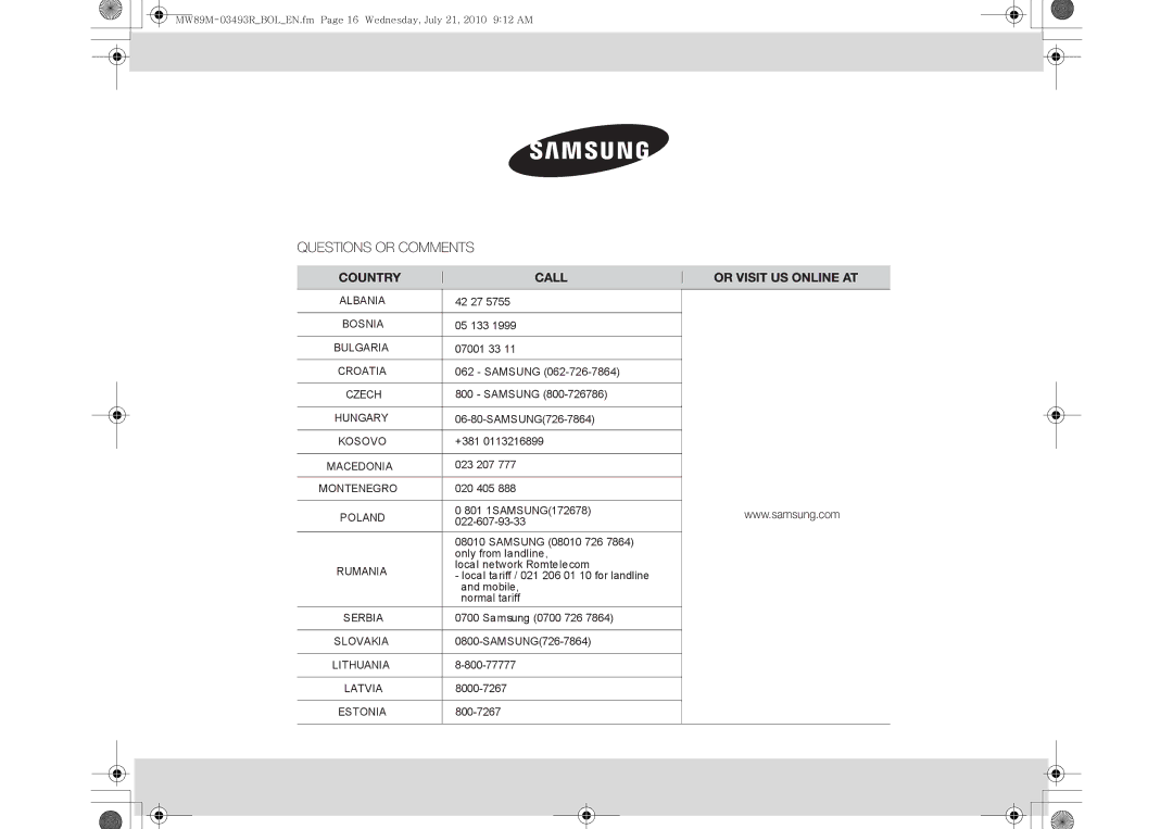 Samsung MW86N/XSG, MW86N/FAL manual Latvia 