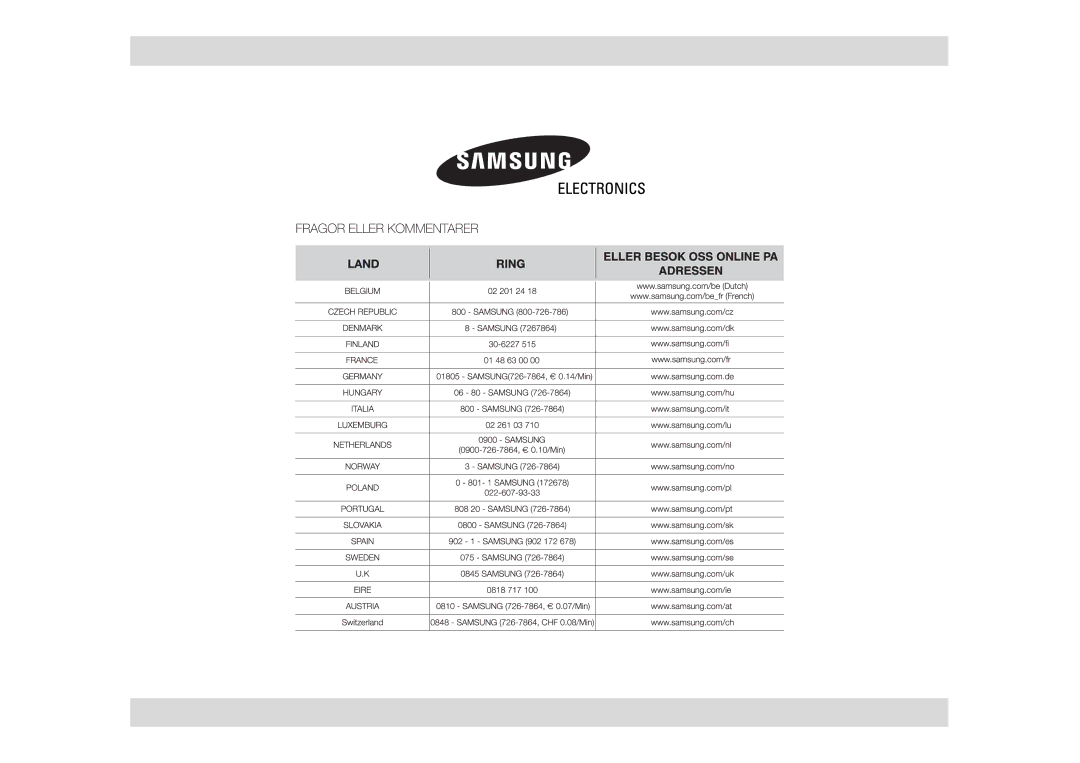 Samsung MW872/XEE manual 