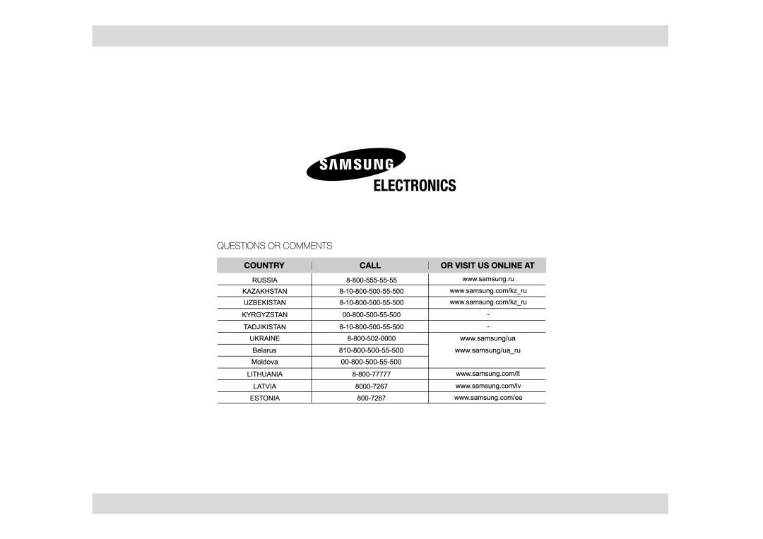 Samsung MW89AST/BAL manual 