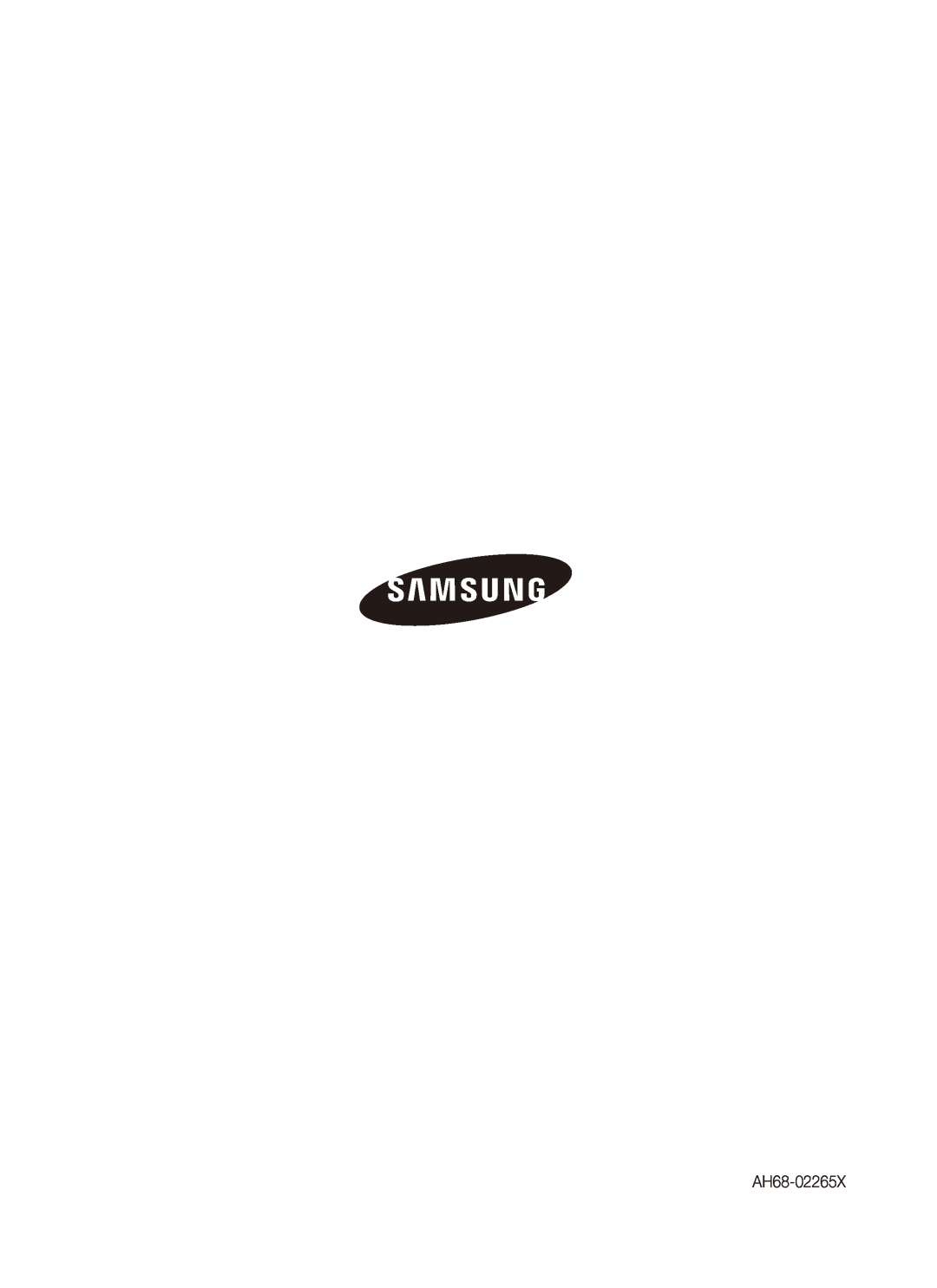 Samsung MX-C850, MX-C830, MX-C870 user manual AH68-02265X 