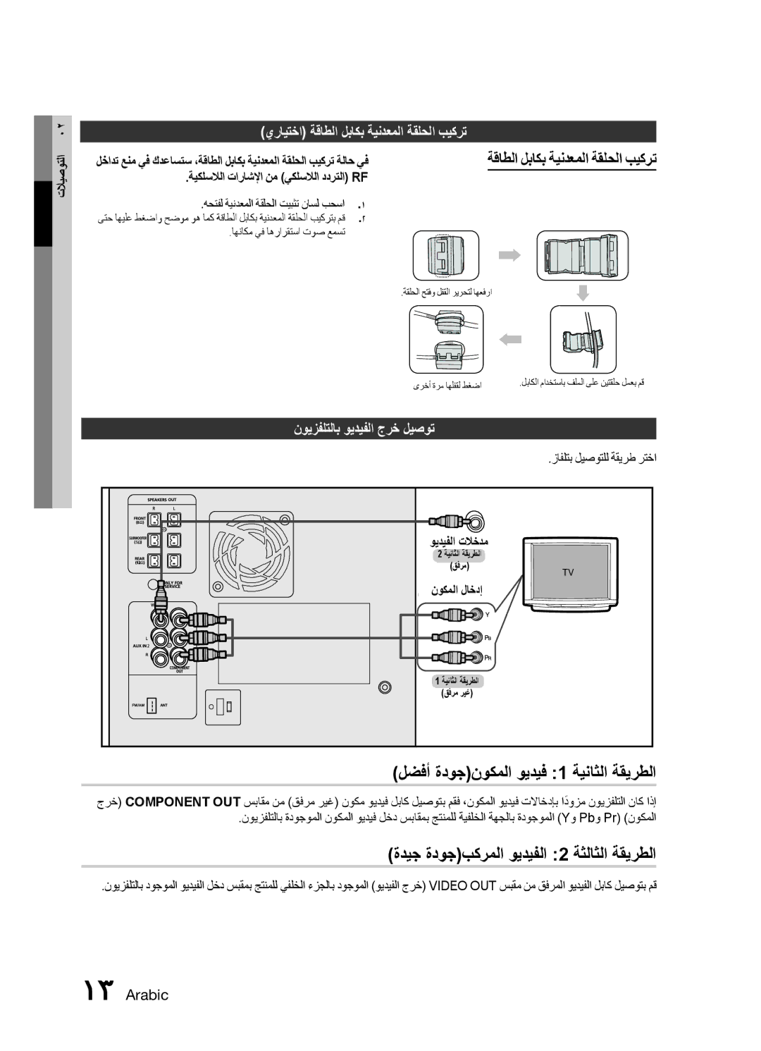 Samsung MX-E761D/UM, MX-E751D/ZN manual لضفأ ةدوجنوكملا ويديف 1 ةيناثلا ةقيرطلا, ةديج ةدوجبكرملا ويديفلا 2 ةثلاثلا ةقيرطلا 