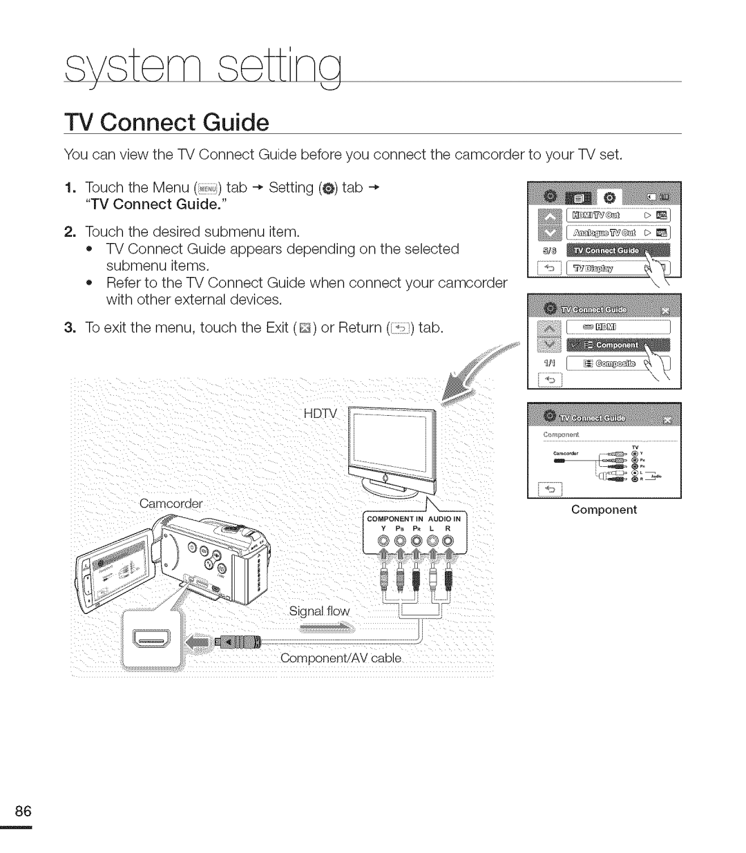 Samsung MX-H220RP, MX-H205RP, MX-H200RP, MX-H204RP, MX-H203RP user manual TV Connect Guide 