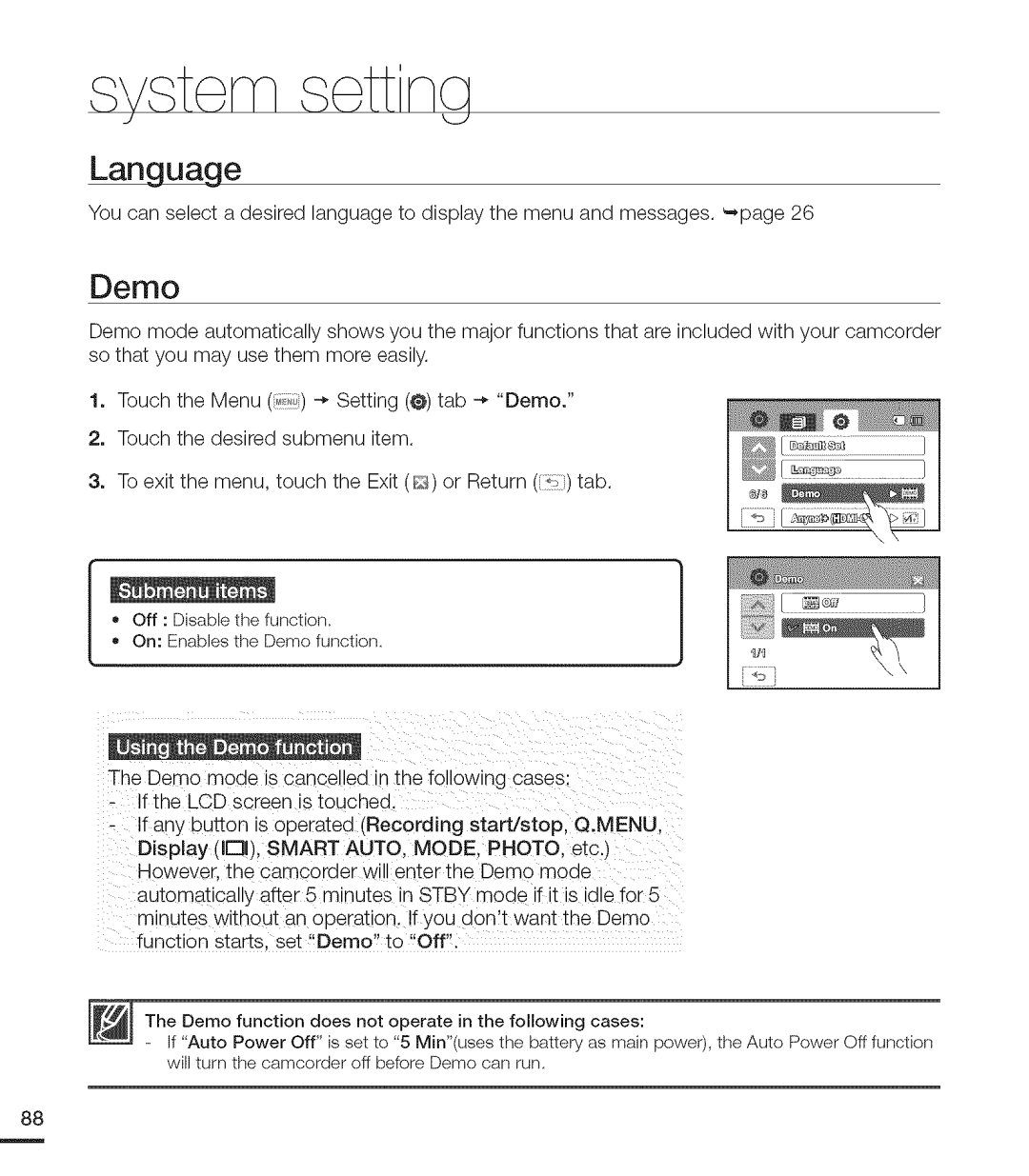 Samsung MX-H200RP, MX-H220RP, MX-H205RP, MX-H204RP, MX-H203RP user manual Lance, Demo 