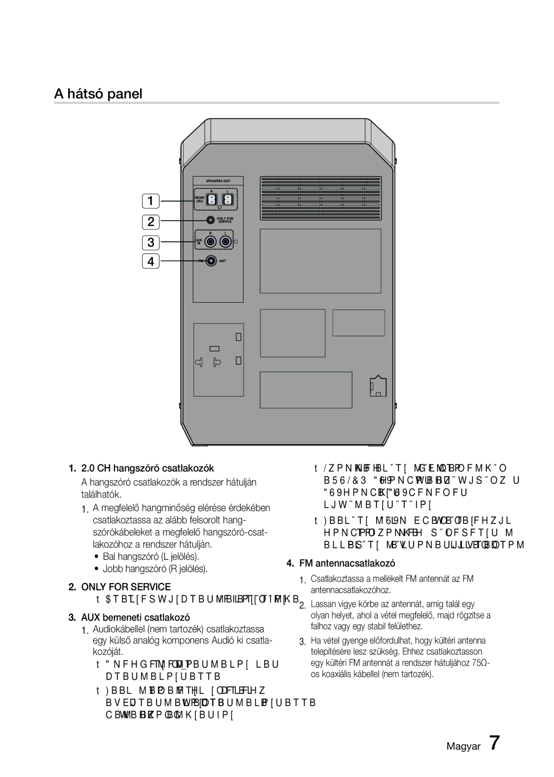 Samsung MX-J730/EN, MX-J630/EN, MX-J730/XN manual Only for Service 