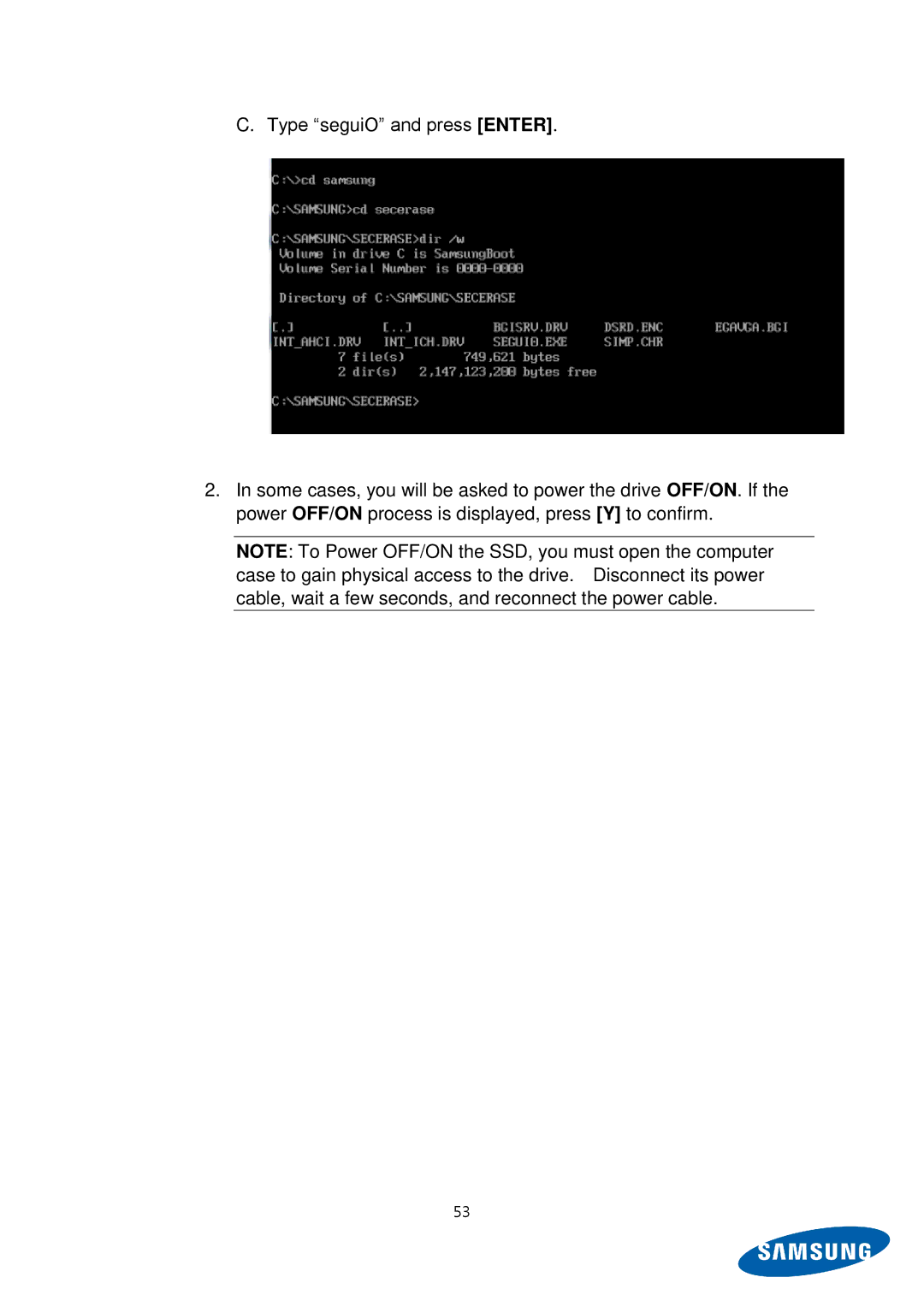 Samsung MZ-5PA064B/EU, MZ-5PA256C/EU, MZ-5PA128C/EU, MZ-5PA128B/EU, MZ-5PA256B/EU, MZ-5PA064C/EU manual 