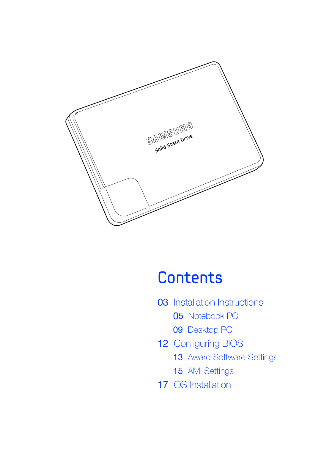 Samsung MZ-5PA256C/EU, MZ-5PA256/EU, MZ-5PA064/EU, MZ-5PA256B/EU, MZ-5PA064C/EU, MZ-5PA128/EU manual Contents 