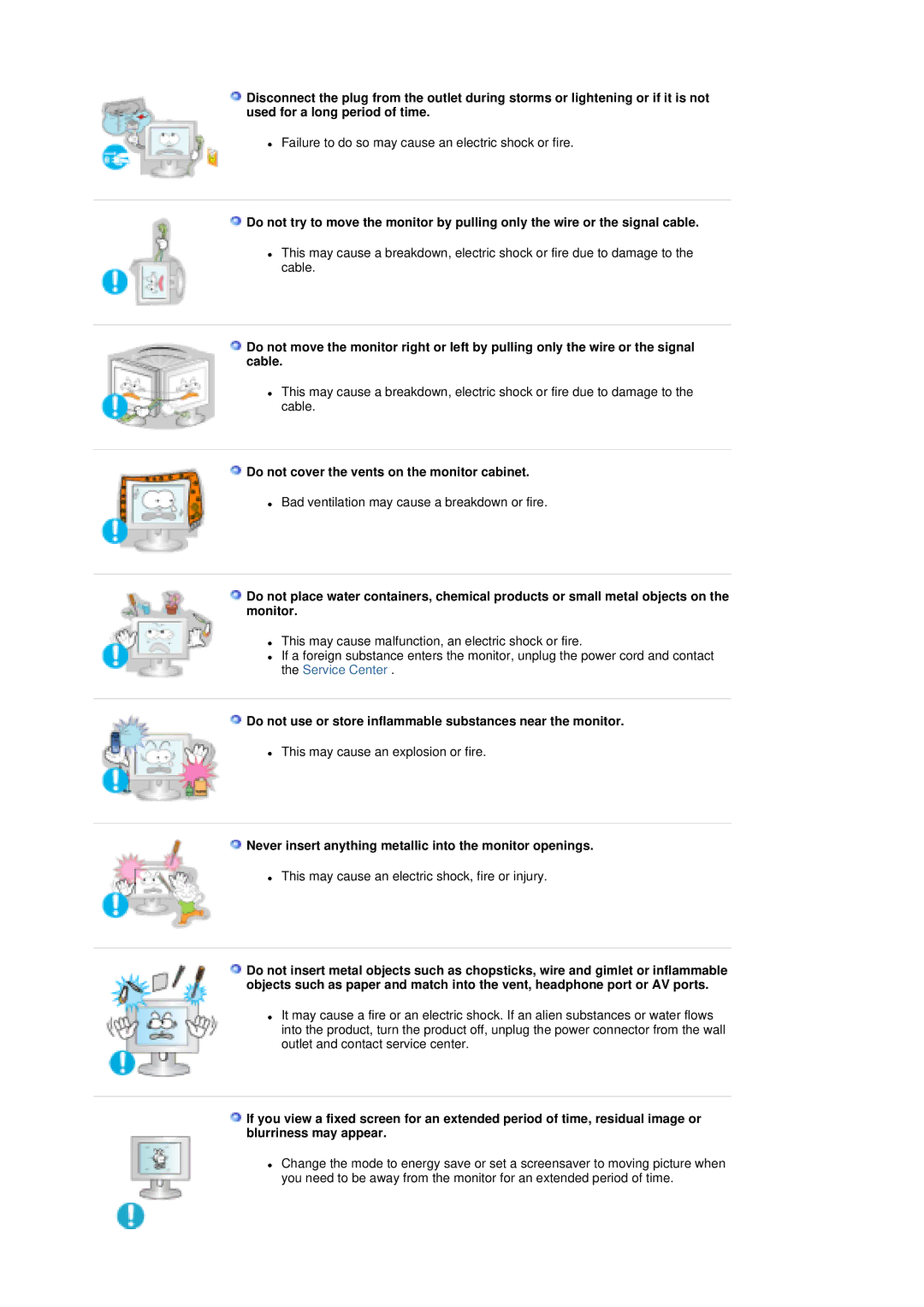 Samsung MZ19FSSS/EDC, LS19MZFSS/SAI, MZ19FSSS/XSG manual Do not cover the vents on the monitor cabinet 