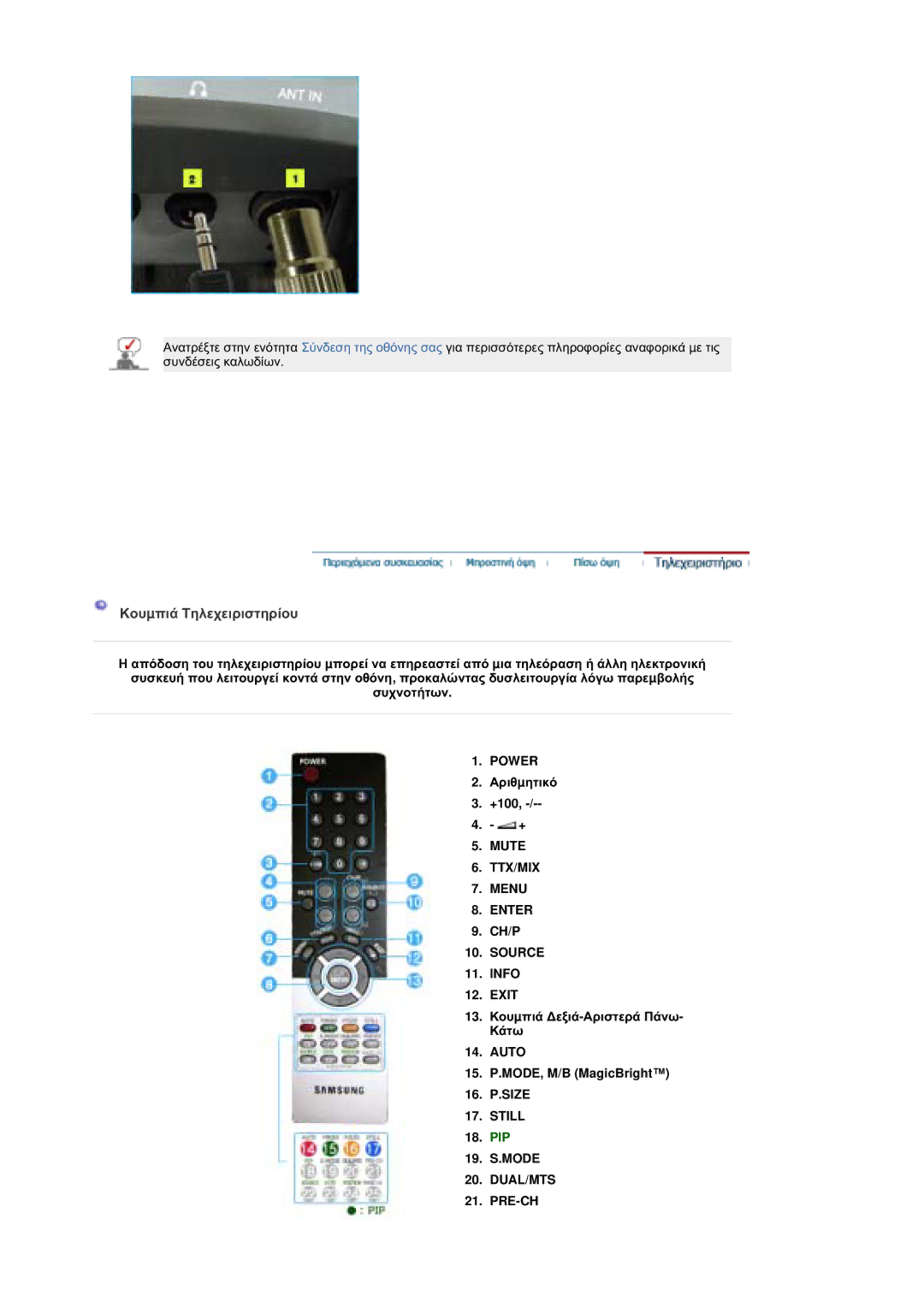 Samsung MZ19FSSS/EDC manual Power, Mute TTX/MIX Menu Enter, Ȁȑĳȧ, Still, Dual/Mts 