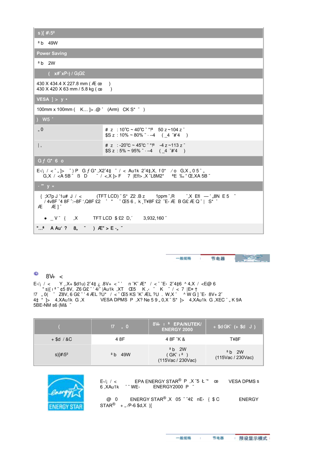 Samsung MZ19FSSS/EDC manual Vesa 