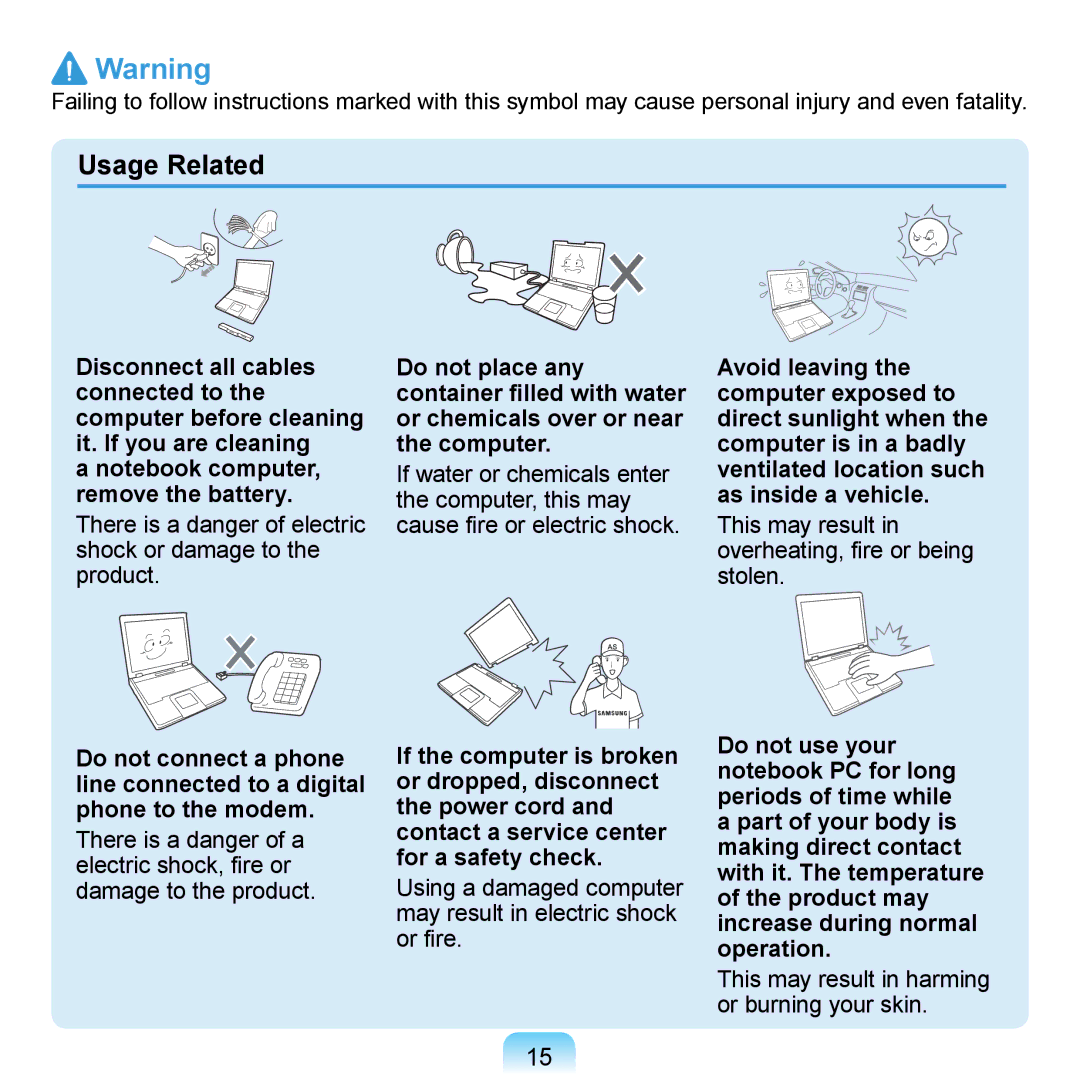 Samsung N140 manual Usage Related 