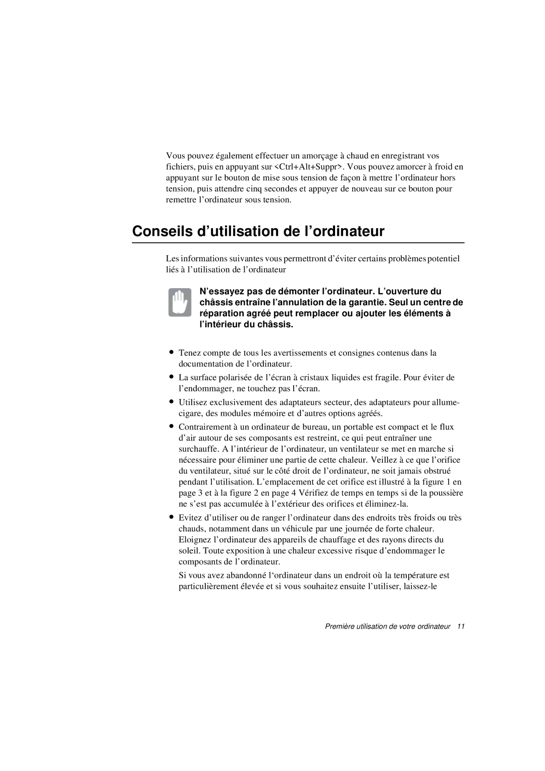 Samsung N640GR4001/SEF, N640CP4007/SEF, N640CN2013/SEF, N640GP4001/SEF, N640CN2011/SEF Conseils d’utilisation de l’ordinateur 