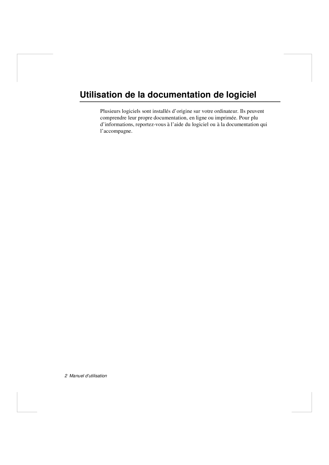 Samsung N640GR4001/SEF, N640CP4007/SEF, N640CN2013/SEF, N640GP4001/SEF manual Utilisation de la documentation de logiciel 