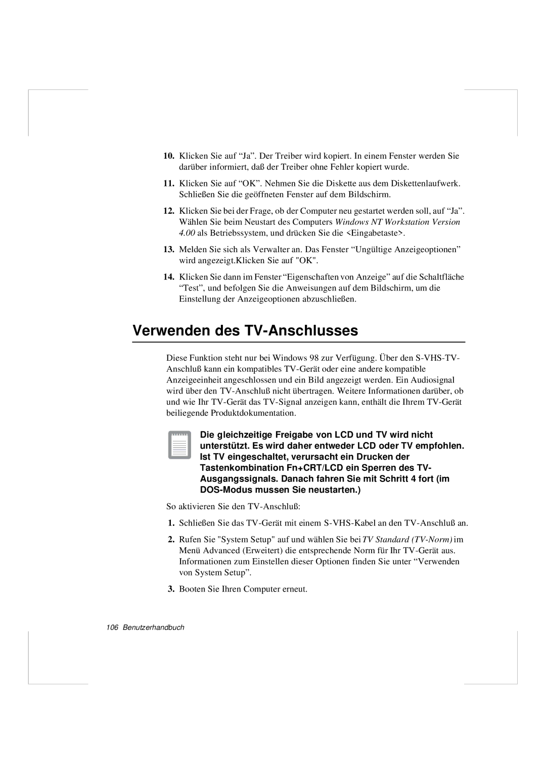 Samsung N640GR4002/SEG, N640CP4007/SEG manual Verwenden des TV-Anschlusses 