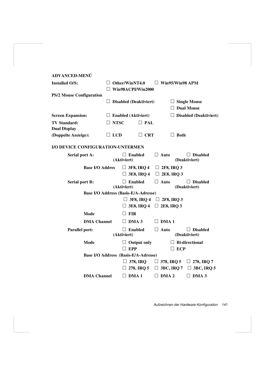 Samsung N640CP4007/SEG, N640GR4002/SEG manual Both, DMA Channel 