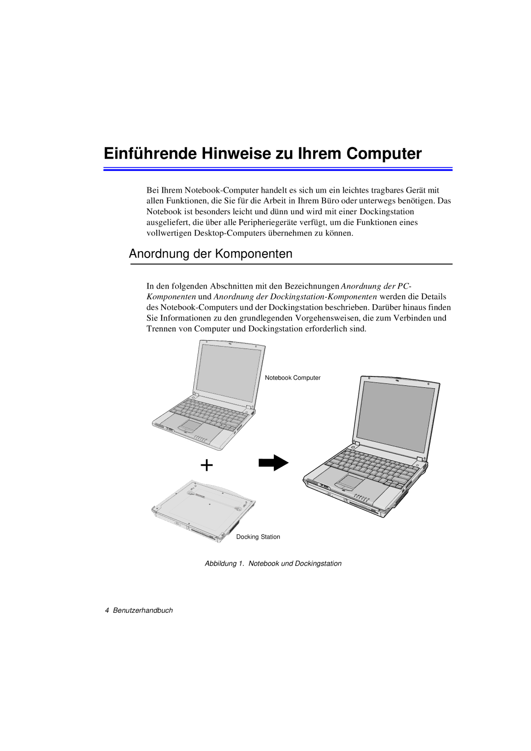 Samsung N760FR2001/SEG, N760GR2003/SEG, N760FS2023/SEG Einführende Hinweise zu Ihrem Computer, Anordnung der Komponenten 