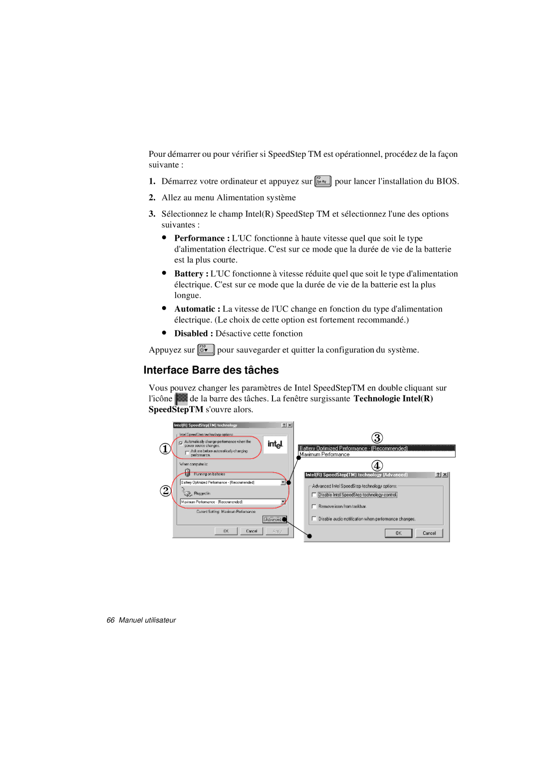 Samsung N760FS2023/SUK, N760PJ2008/SEF, N760PJ2005/SEF, N760GR2Z08/SEF, N760GR2004/SEF manual Interface Barre des tâches 