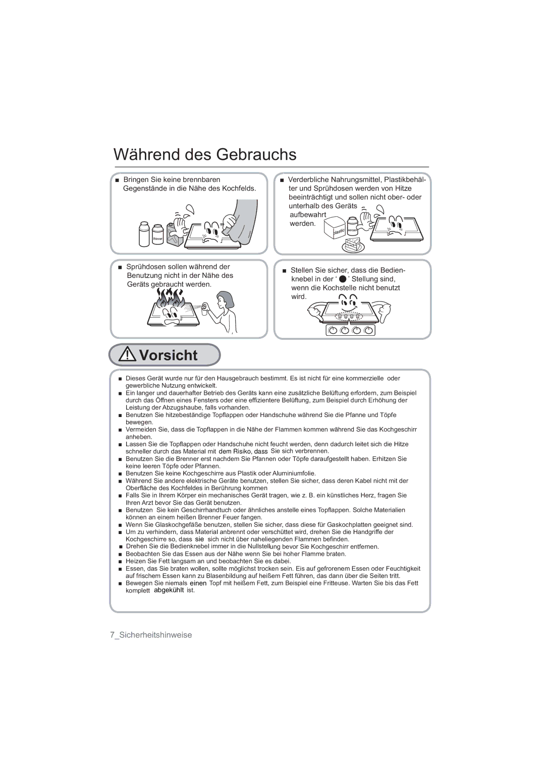 Samsung NA64H3010AS/EG manual Dxiehzdkuw, ZHUGHQ 6SUKGRVHQVROOHQZlKUHQGGHU, HUlWVJHEUDXFKWZHUGHQ 