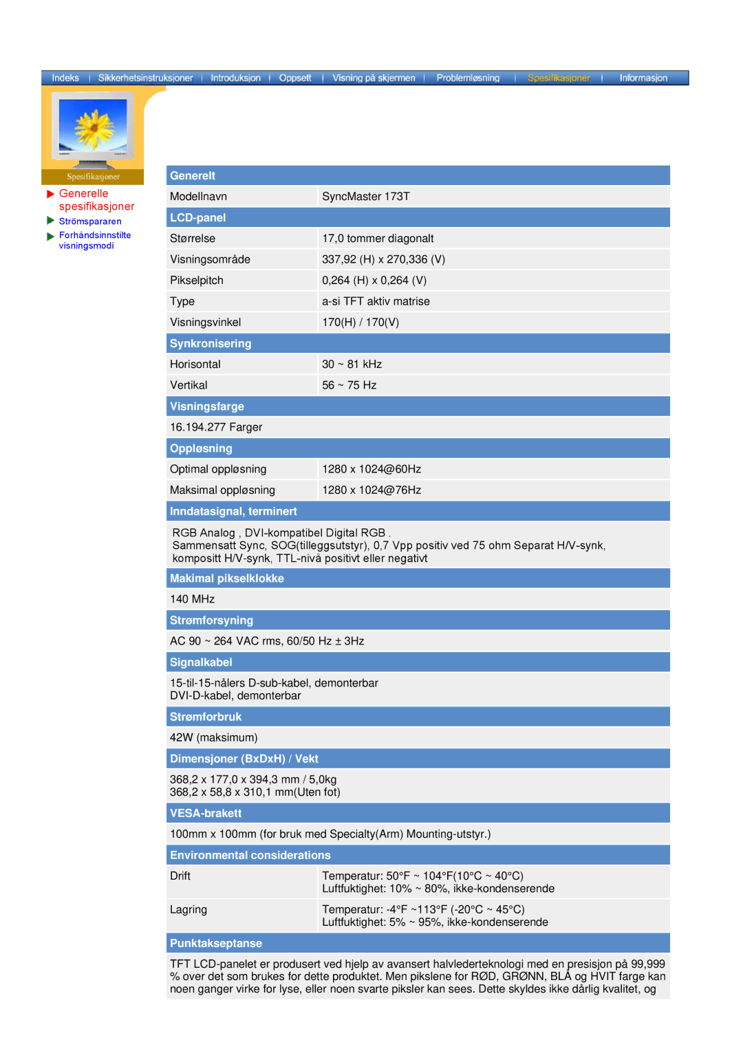 Samsung NB17BSHSQ/EDC, NB17ASHS/EDC, NB19BSHN/EDC, NB17BSPSQ/EDC manual Generelt 