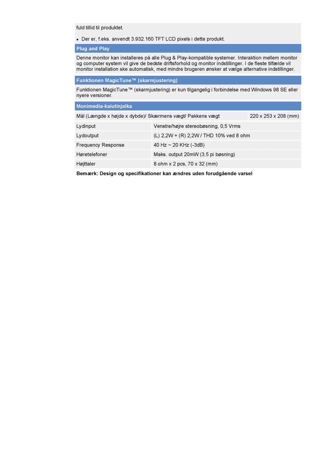 Samsung NB19BSHN/EDC, NB17ASHS/EDC, NB17BSHSQ/EDC, NB17BSPSQ/EDC manual Plug and Play 