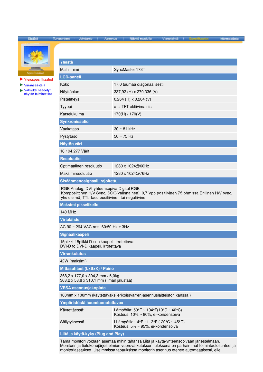 Samsung NB17ASHS/EDC, NB17BSHSQ/EDC, NB19BSHN/EDC, NB17BSPSQ/EDC manual Yleistä 