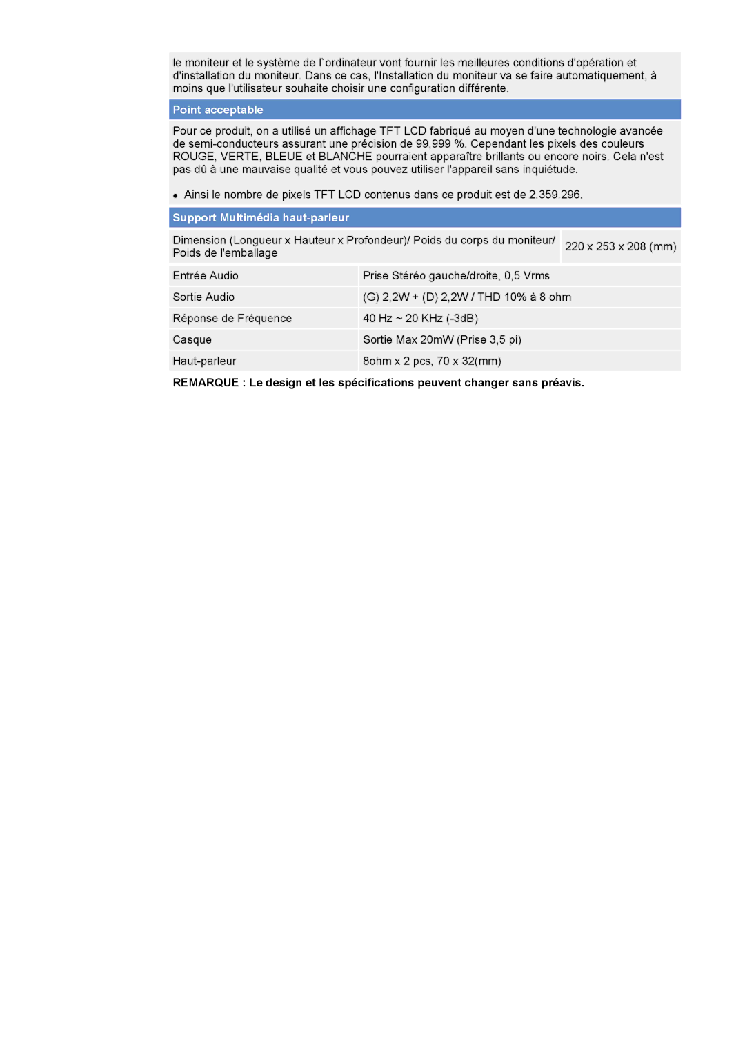 Samsung NB17BSPS/EDC, NB17BSPSV/EDC, GG15ASAB/EDC, NB17BSHN/EDC, NB17BSHSV/EDC, GG15ASSN, GG15ASAN/EDC manual Point acceptable 