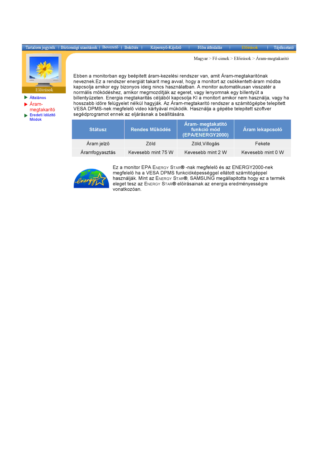 Samsung NB24BSAS/EDC manual EPA/ENERGY2000 