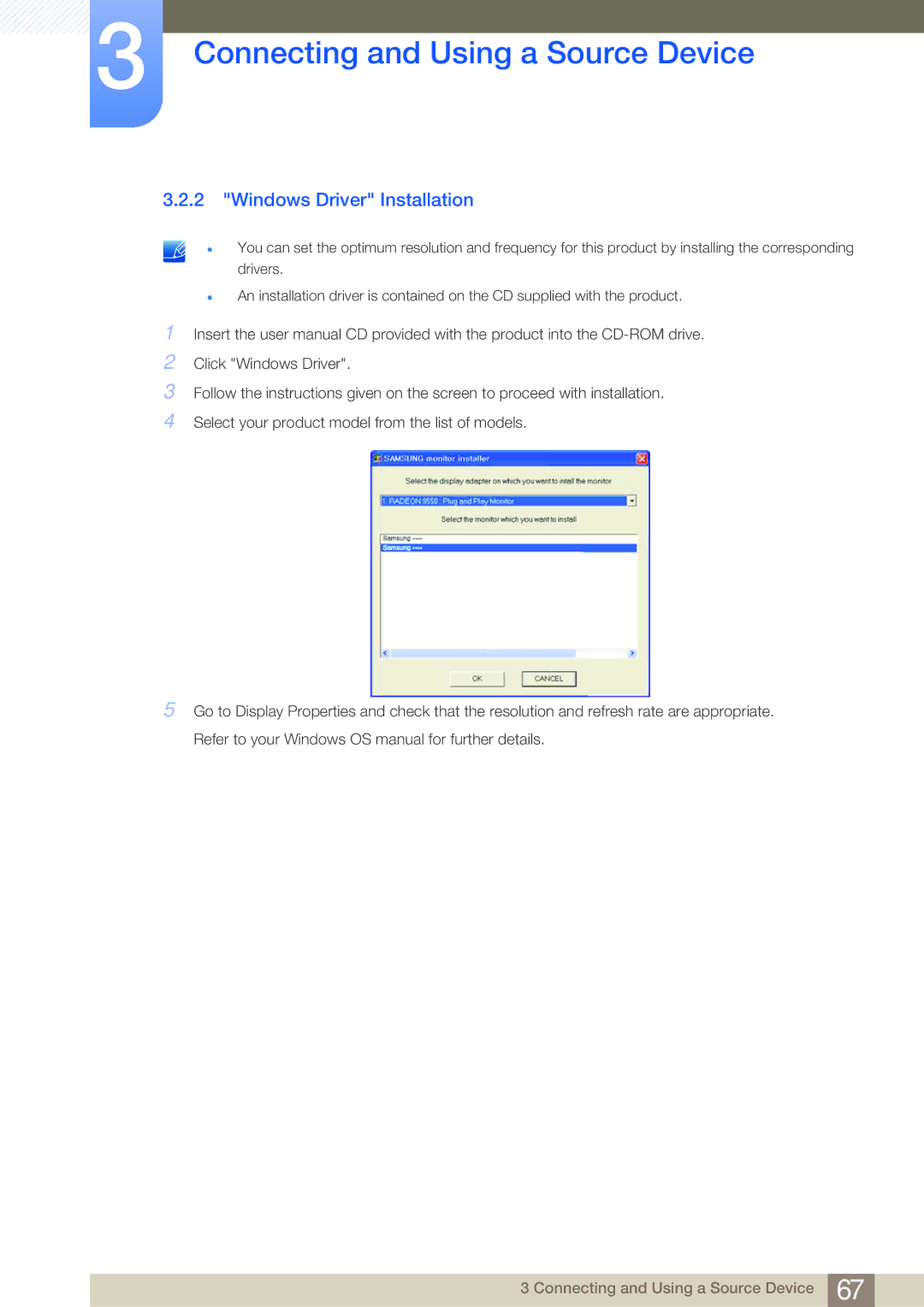 Samsung NC241T, NC190-T, NC191 user manual Windows Driver Installation 