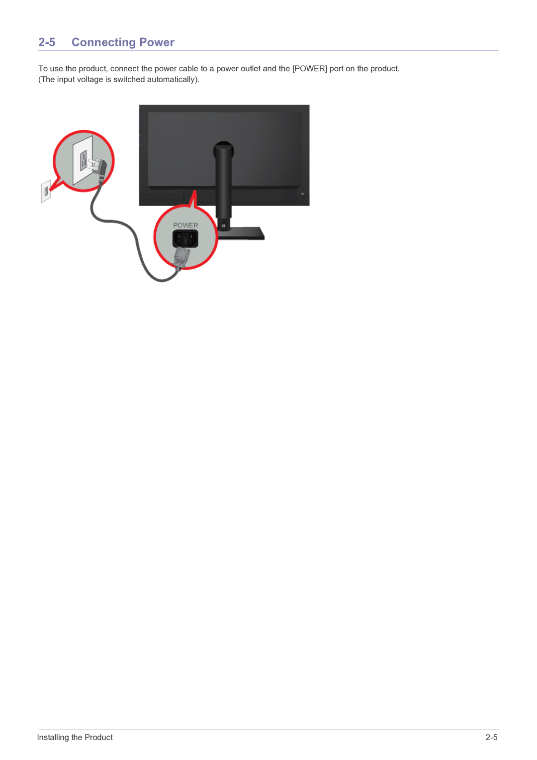 Samsung NC240 user manual Connecting Power 