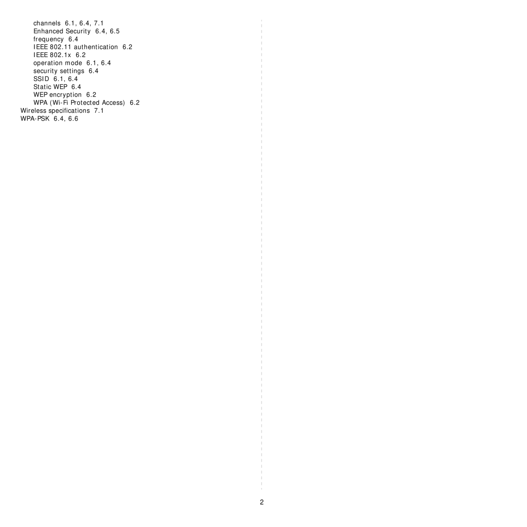 Samsung Network Printer manual Static WEP 6.4 WEP encryption 