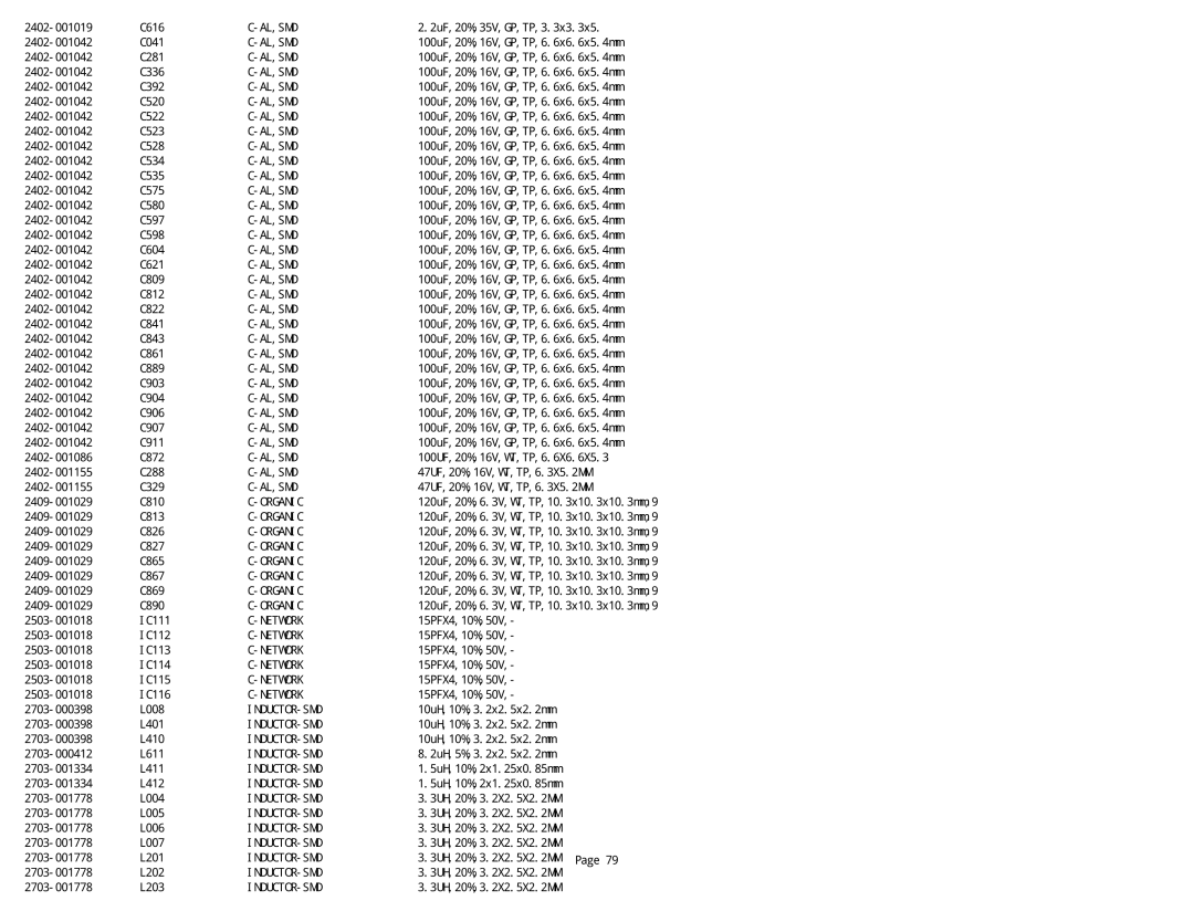 Samsung NK17A specifications Organic 