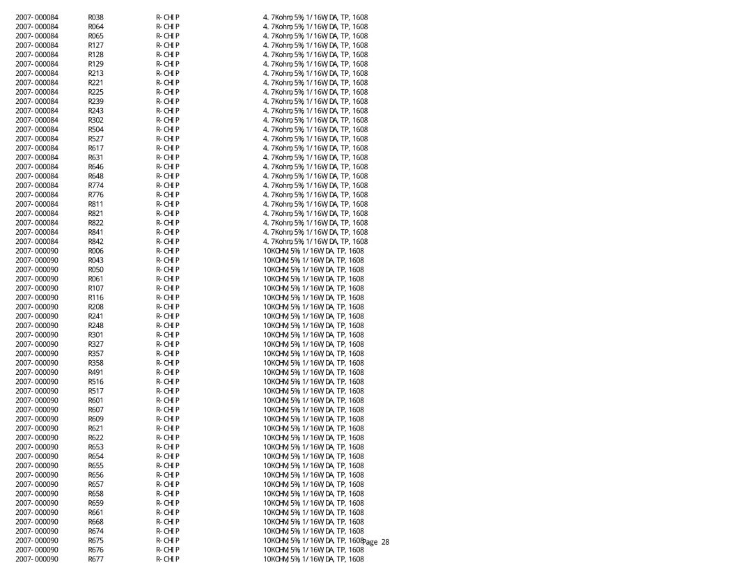 Samsung NK17A specifications R038 