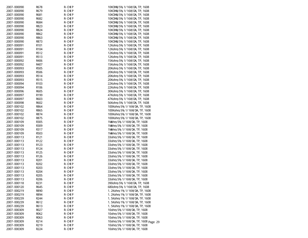 Samsung NK17A specifications R678 