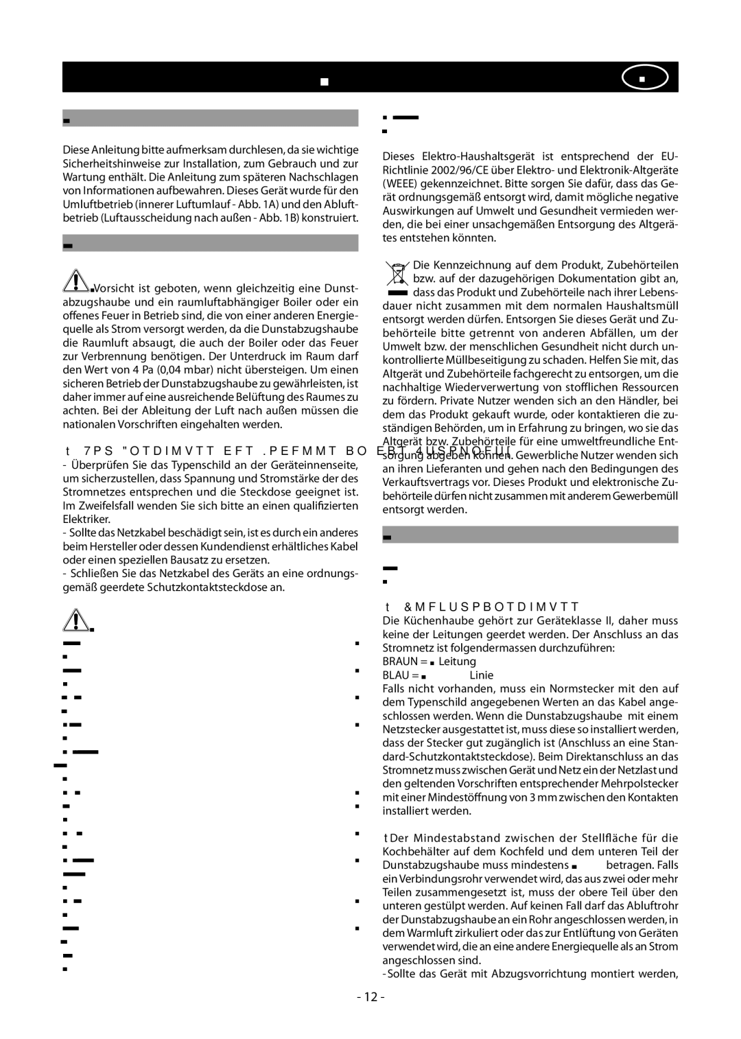 Samsung NK86NOV9MSR/UR manual Deutschd, Allgemeines, Sicherheitshinweise, Installationsanleitung 